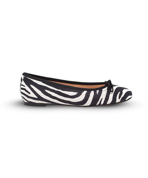 Picture of Ballet Flat - Zebra/Black